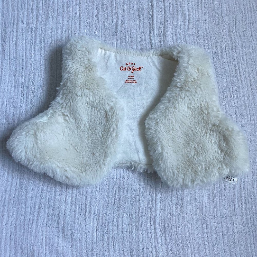 Cat & Jack Faux Fur Vest